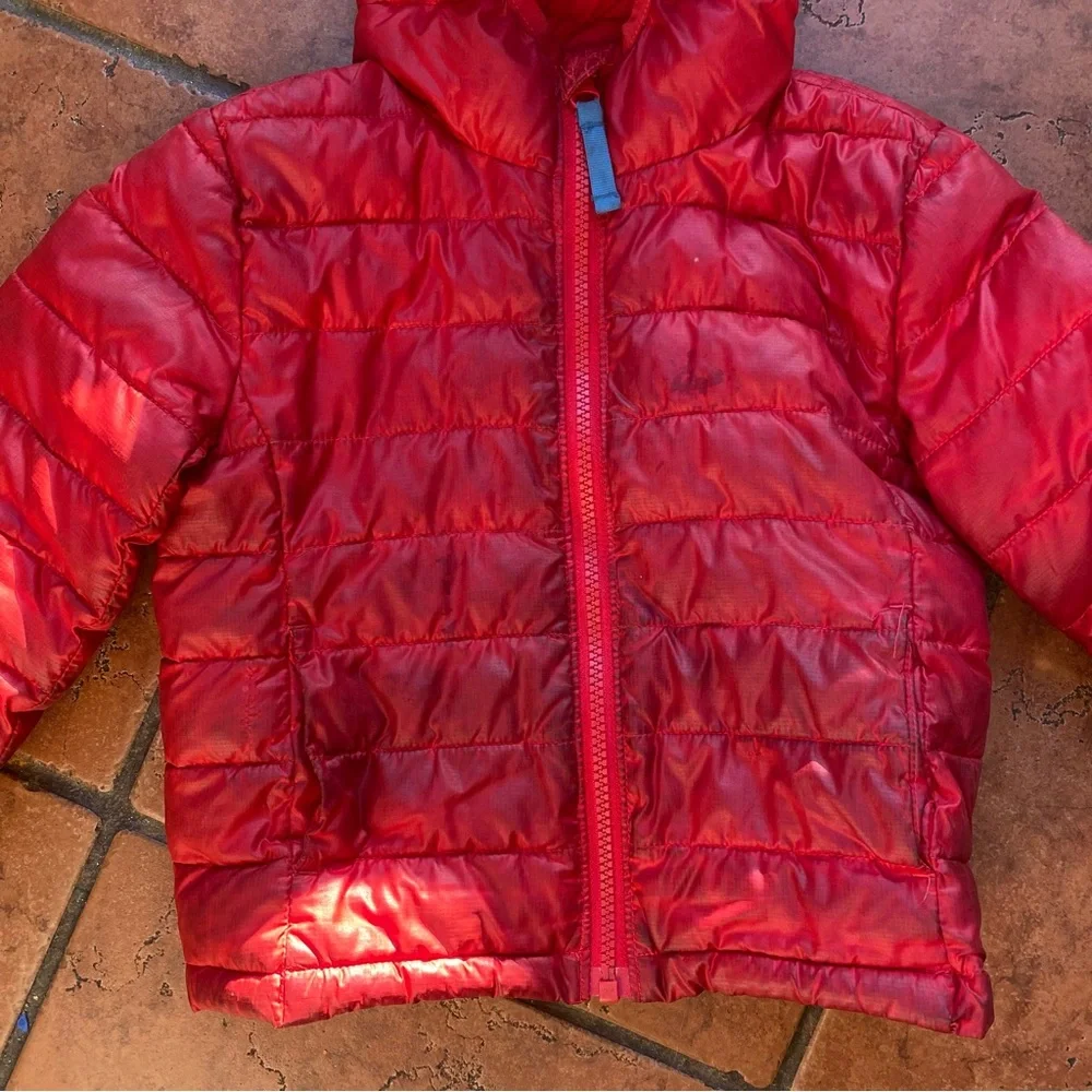 Primary Red Puffer 3T